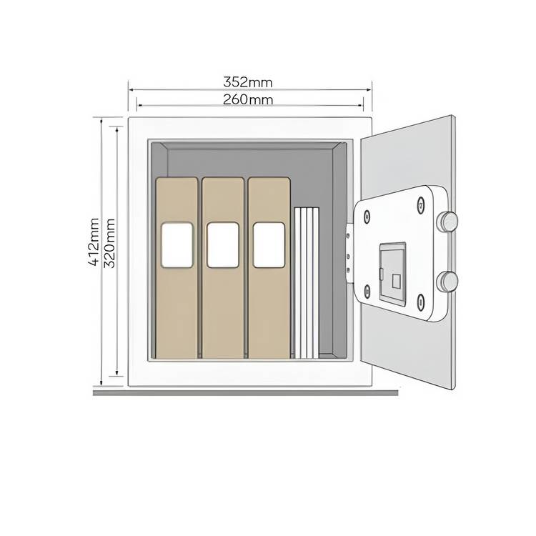 Yale large fire resistant digital safe, imported from the UK