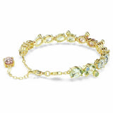 Swarovski gold-tone plated crystal tennis bracelet 15.5cm (British brand)