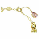 Swarovski gold-tone plated crystal tennis bracelet 15.5cm (British brand)