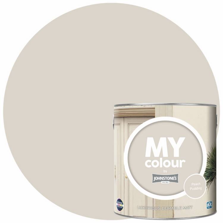 Johnstone's paint Peach Pudding 2.5L - British product