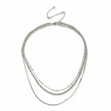 Liars & Lovers silver plated tennis chain necklace 45cm (British brand)