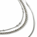 Liars & Lovers silver plated tennis chain necklace 45cm (British brand)