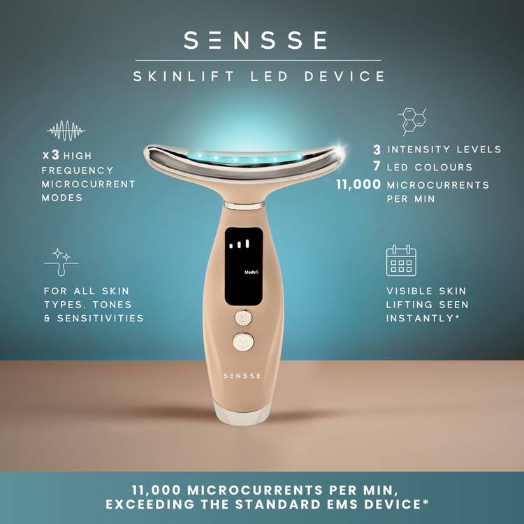 Sensse Skinlift Device microcurrent and LED facial tool (British brand)