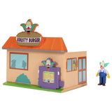 The Simpsons Krusty Burger interactive playset with Krusty Clown figure (British brand)
