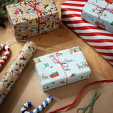 Argos Argos Home 3 Rolls Christmas Wrapping Paper With 6 Tags- Buy online at McGrocer