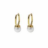 Argos Liars & Lovers Gold Tone Pearl Drop Hoop Earrings- Buy online at McGrocer
