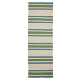 Habitat stripe green flatweave runner 66x200cm (British brand)