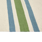 Habitat stripe green flatweave runner 66x200cm (British brand)