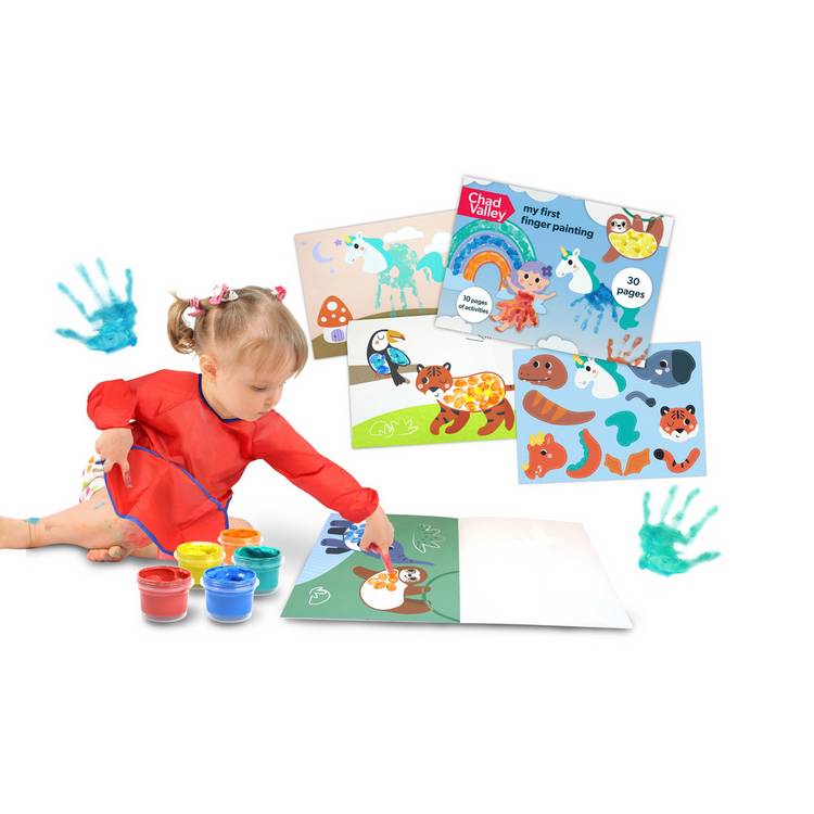 Chad Valley my first finger painting set with washable paints (British brand)