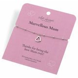 Argos Hot Diamonds Sterling Silver Marvellous Mum Charm Bracelet- Buy online at McGrocer