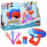 Marvel Spidey Bubble Blaster toy with bubble wands (British brand)