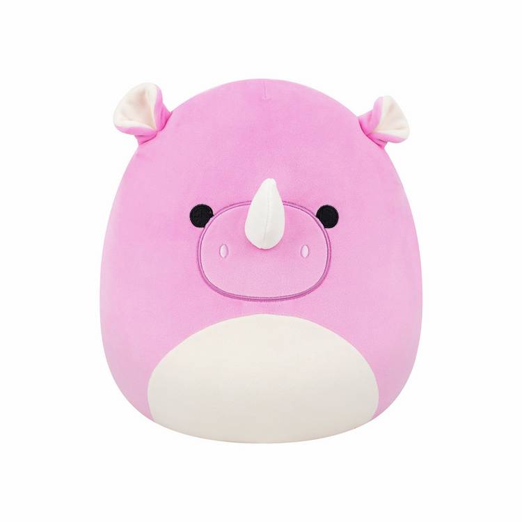 Squishmallows Norma Jean pink rhino soft toy 12 inch (British brand)