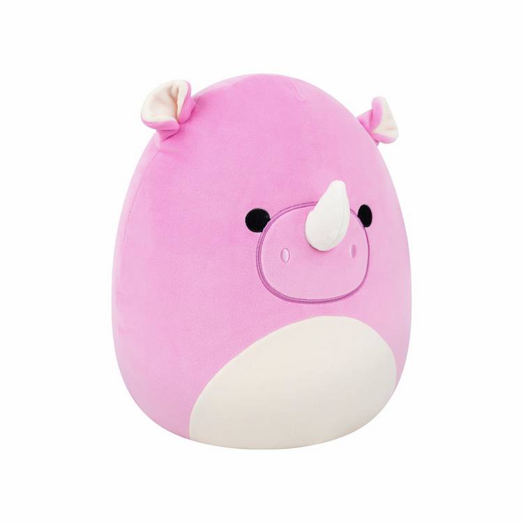 Squishmallows Norma Jean pink rhino soft toy 12 inch (British brand)