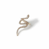 Argos Freedom Gold Crystal Snake Ring - Large Statement Ring- Buy online at McGrocer