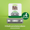 Bulldog replacement razor blades four pack - British product