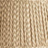 Pacific taupe mushroom pleat lampshade 30cm, imported from the UK