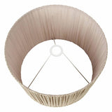 Pacific taupe mushroom pleat lampshade 30cm, imported from the UK