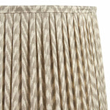 Pacific taupe mushroom pleat lampshade 30cm, imported from the UK