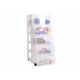 Really Useful 5 drawer plastic storage tower clear, UK version