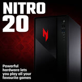 Acer Nitro 20 gaming desktop i5 16GB 512GB RTX 3050, imported from the UK