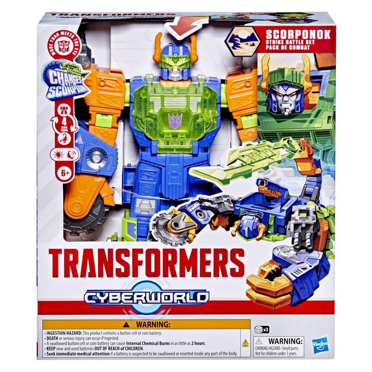 Transformers Cyberworld Scorponok battle set, UK version