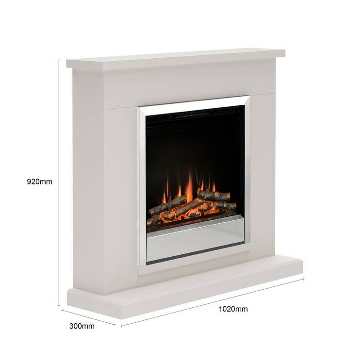 Be Modern Elsham electric fireplace suite 1020mm, UK version