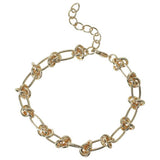 Argos Liars & Lovers Gold Tone Stainless Steel Knot Bracelet- Buy online at McGrocer