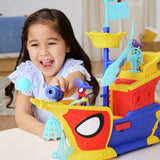 Spidey pirate ship toy with Spidey and Goblin figures, imported from the UK