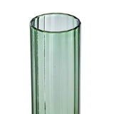 Habitat green ribbed champagne flute set (British brand)