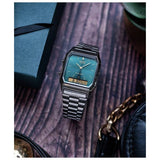 Casio Classic green dial dual display watch - UK version