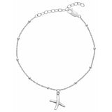 Hot Diamonds sterling silver kiss charm bracelet 20cm, imported from the UK