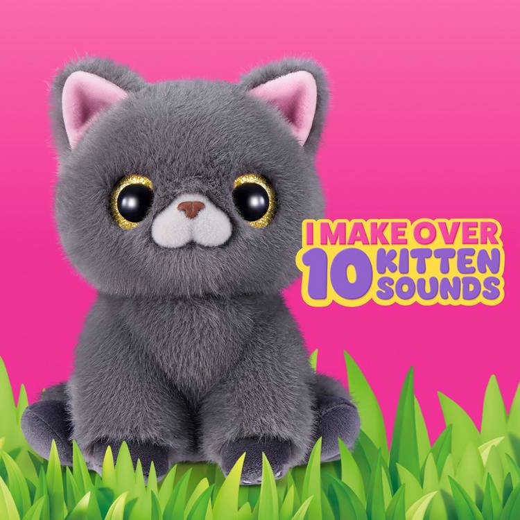Pets Alive Smitten Kittens Series 2 interactive soft toy 20.5cm, UK version