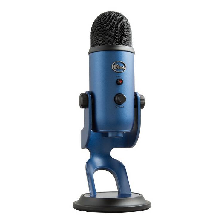 Logitech Blue Yeti USB microphone midnight blue (British brand)