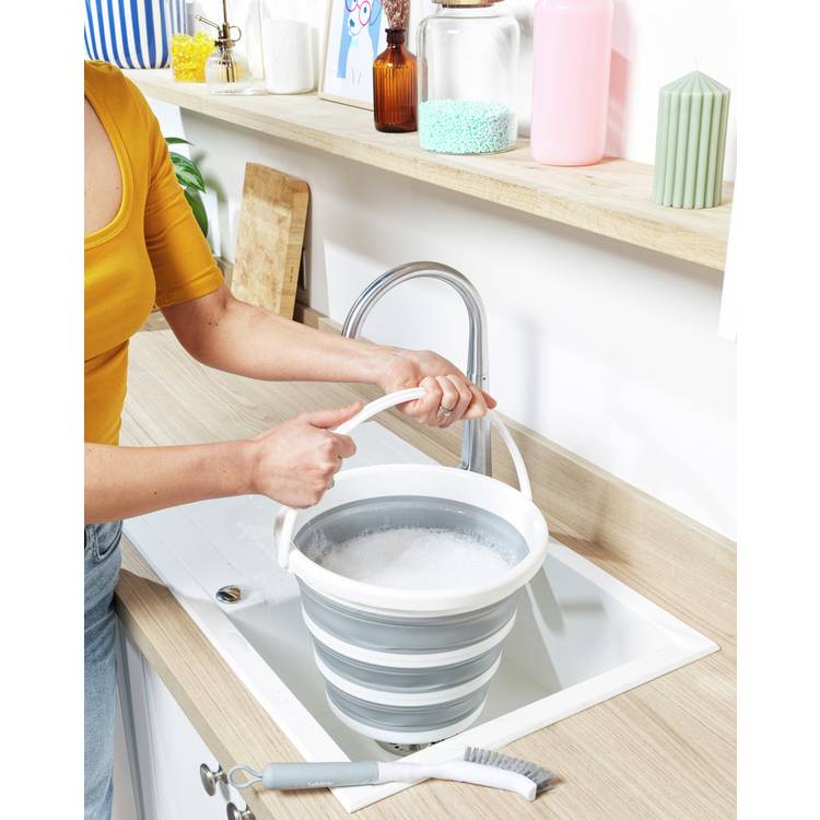 Beldray grey collapsible bucket 10 litre, UK version