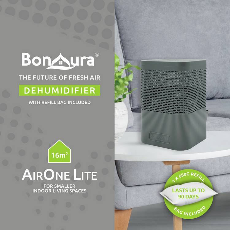 AirOne Classic dehumidifier grey, imported from the UK