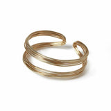 Argos Freedom Gold-tone Wire Cuff Bracelet 20cm- Buy online at McGrocer