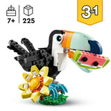 LEGO 3in1 Tropical Toucan building set 225 pieces (British brand)