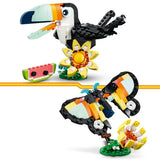 LEGO 3in1 Tropical Toucan building set 225 pieces (British brand)