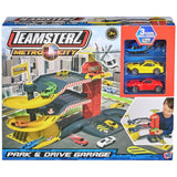 Teamsterz Metro City garage playset with 3 vehicles, UK version