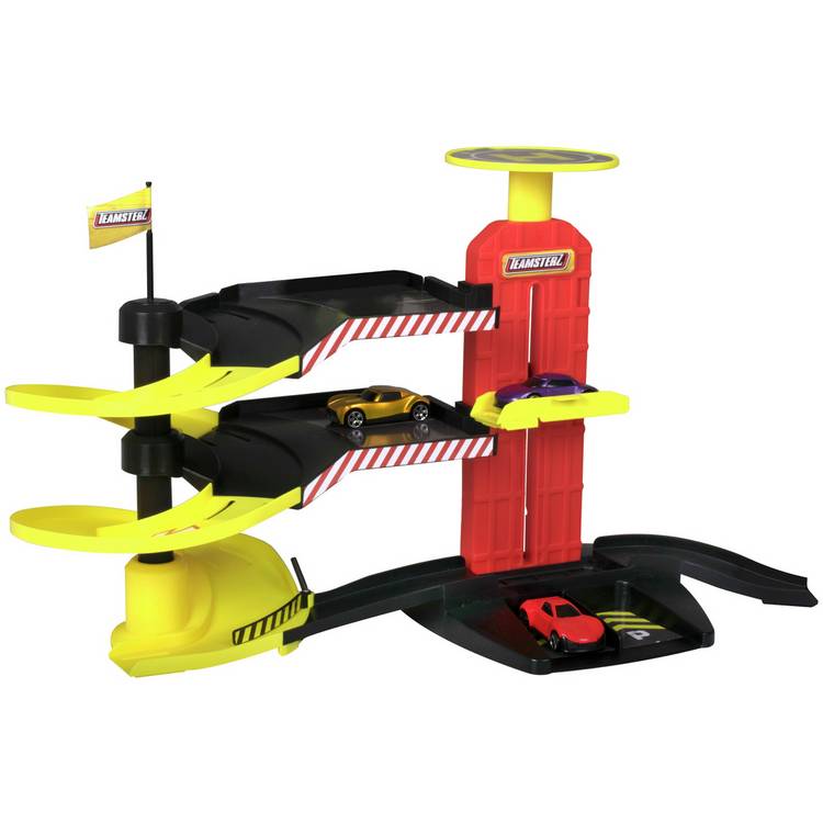Teamsterz Metro City garage playset with 3 vehicles, UK version
