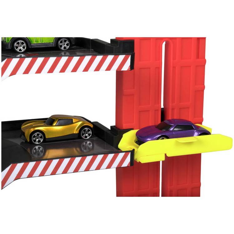 Teamsterz Metro City garage playset with 3 vehicles, UK version