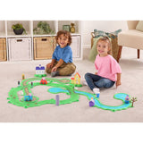 Peppa Pig Whizz Around track set with vehicles (British brand)