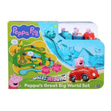 Peppa Pig Whizz Around track set with vehicles (British brand)