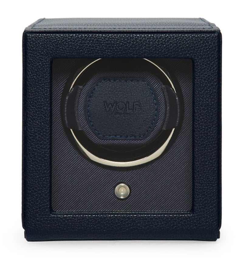 WOLF Cub watch winder with cover vegan leather - British product