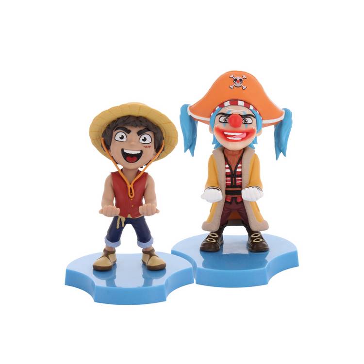 Cable Guys Buggy and Luffy phone earbuds holder 2-pack (British brand)