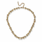 Argos Revere Freedom Gold Tone Ball Link Chain Necklace 45cm- Buy online at McGrocer