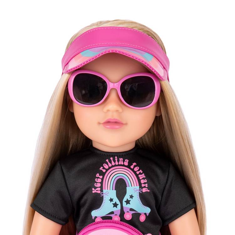 DesignAfriend JoJo roller skater doll 18 inch, UK version
