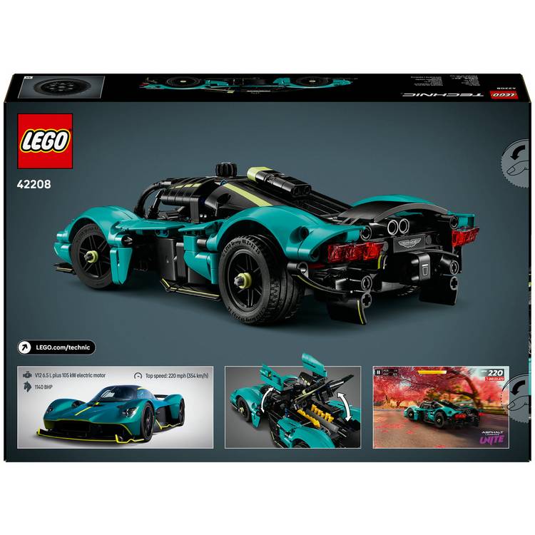 LEGO Technic Aston Martin Valkyrie race car model (British brand)