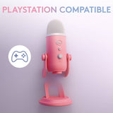 Logitech Blue Yeti Sweet Pink USB microphone (British brand)