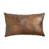 Argos Home faux leather cushion tan 50x30cm - British product